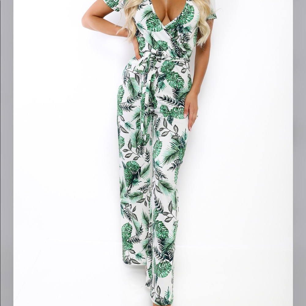 Floral jumpsuit
